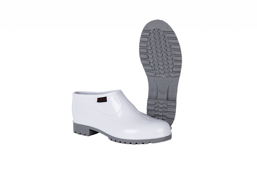 MWG25SHO - MARINA WHITE GREY SLIP ON SHOE