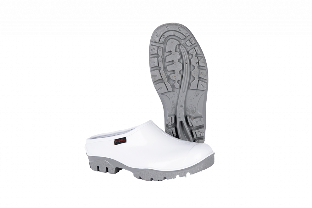 VWG25CLG - SHOVA WHITE GREY SLIP ON CLOG